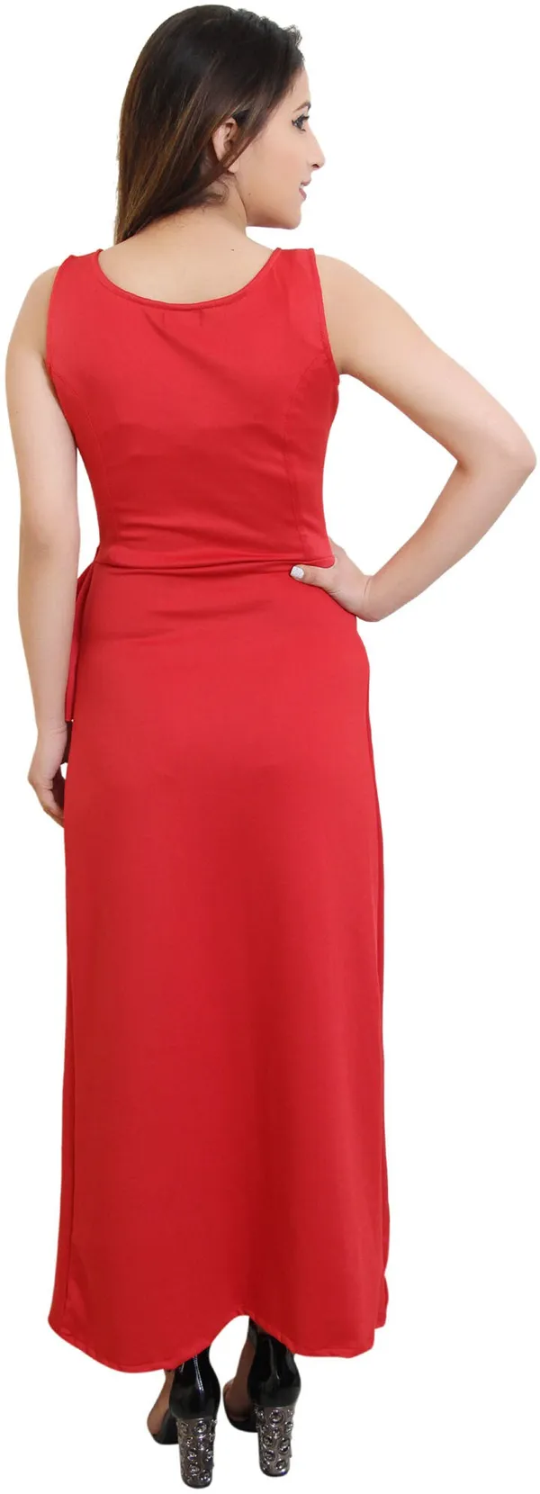 Red_Lycra_Blend_Round_Neck_Sleeveless_Full_Length_Sheath_Dress_For_Women