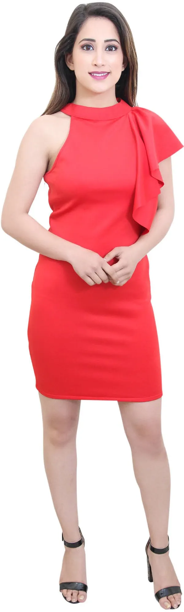 Red_Lycra_Blend_Sleeveless_Above_Knee_Sheath_Dress_For_Women