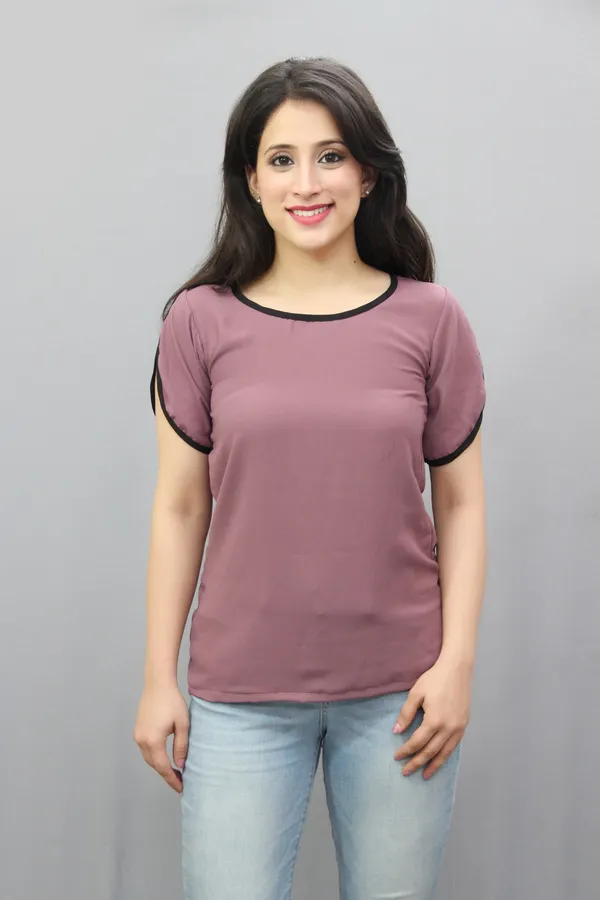 Purple_Casual_Solid_Tops_For_Women