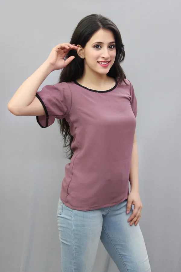 Purple_Casual_Solid_Tops_For_Women