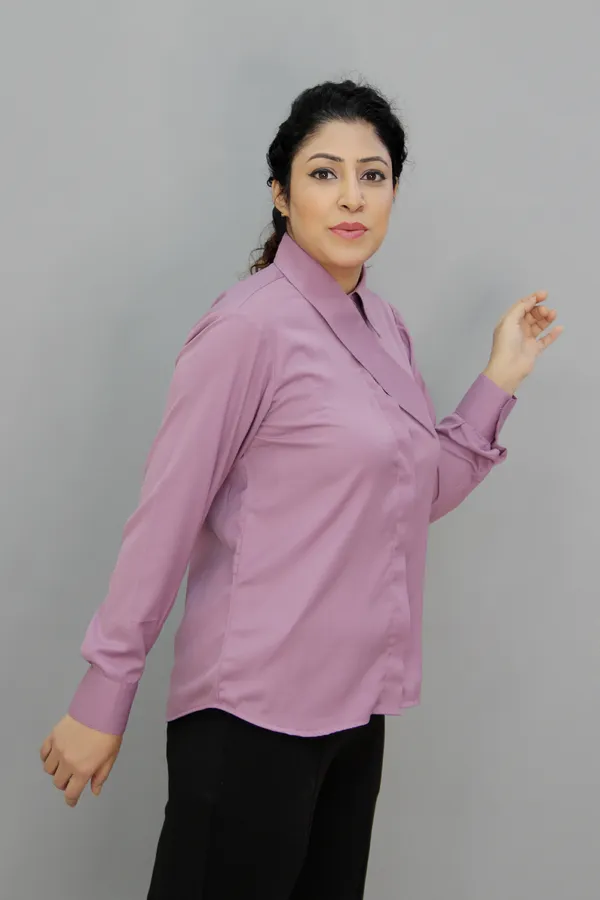 Purple_Georgette_Full_Sleeve_Solid_Hip_Length_Regular_Fit_Shirt_For_Women