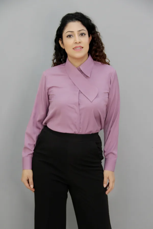Purple_Georgette_Full_Sleeve_Solid_Hip_Length_Regular_Fit_Shirt_For_Women