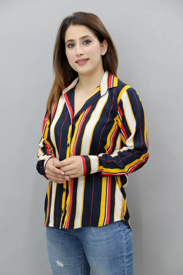 Women_Regular_Fit_Striped_Spread_Collar_Casual_Shirt