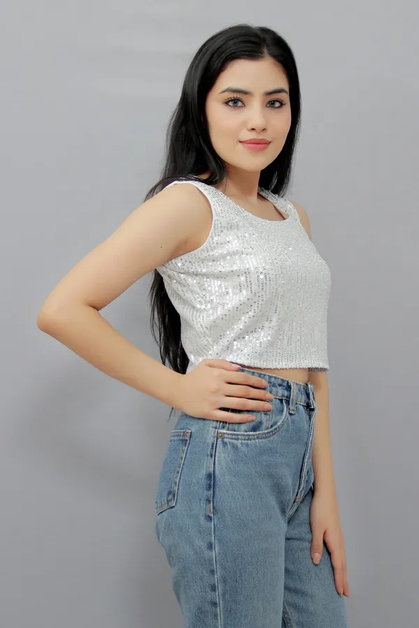 Party_Embellished_Women_White_Top