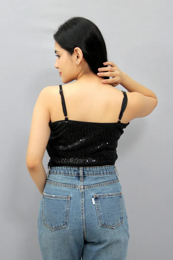 Black_Party_Embellished_Tops_For_Women
