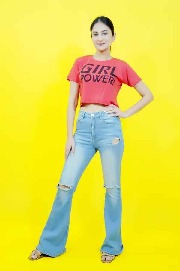 Pink_Polycotton_Sporty_Short_Sleeve_Round_Neck_Comfort_Fit_Crop_T_Shirt_For_Women