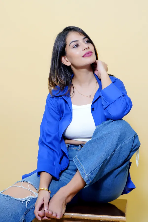 Blue_Cotton_Blend_Full_Sleeve_Solid_Hip_Length_Relaxed_Fit_Shirt_For_Women
