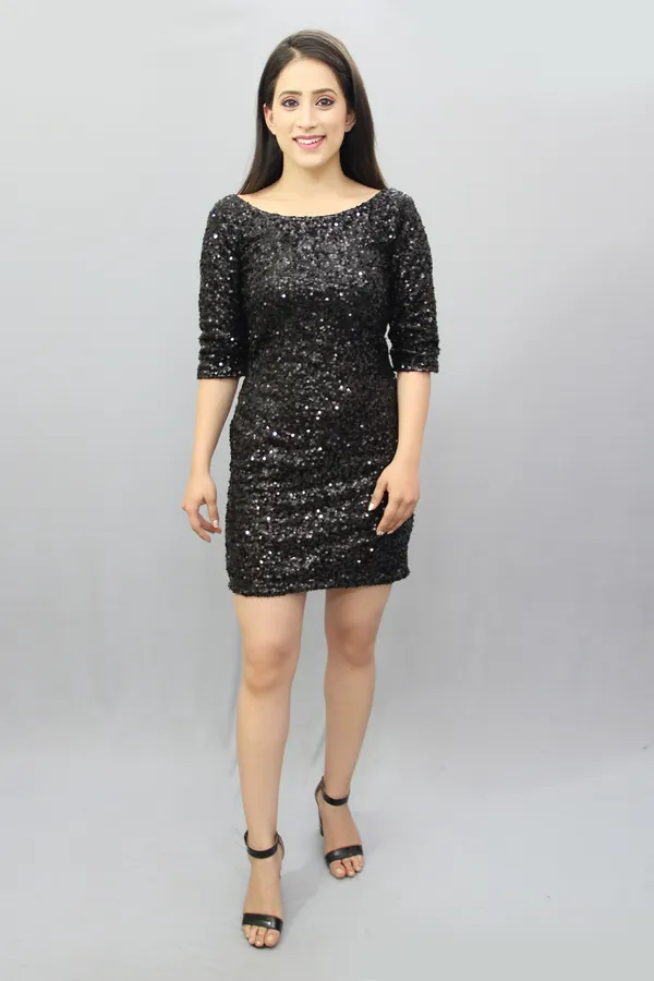Bodycon_Black_Sequin_Dress_For_Women
