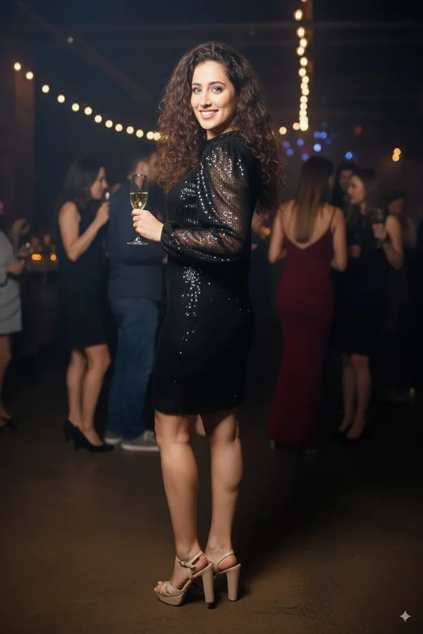 Black_Lycra_Blend_Round_Neck_Full_Sleeve_Above_Knee_Bodycon_Dress_For_Women