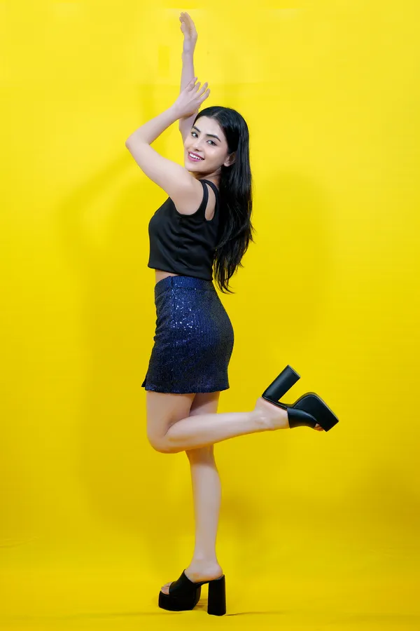 Dark_Blue_Embellished_Net_Tube_Mini/Short__Regular_Skirt_For_Women