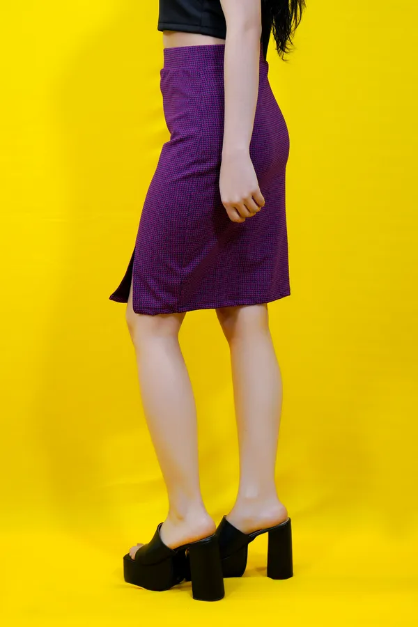 Purple_Solid_Lycra_Blend_Tube_Above_Knee__Regular_Skirt_For_Women