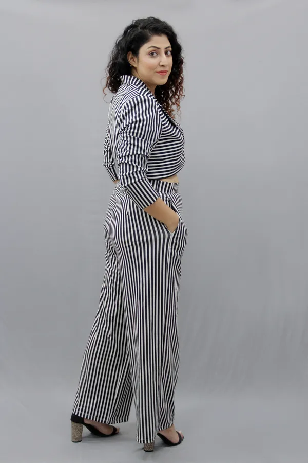 Black_And_White_Imported_Lycra_Regular_Fit_Blazer_&_Pant_Set_For_Women_&_Girls