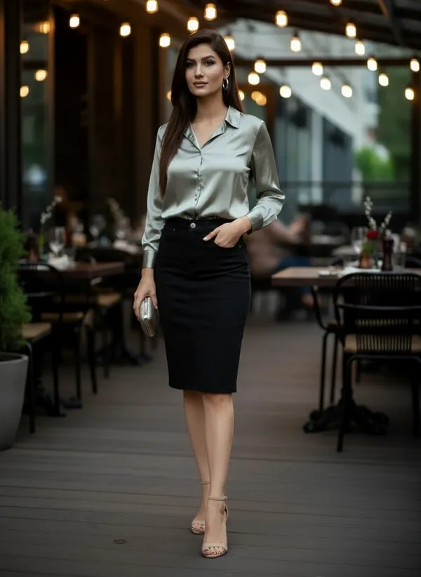 Green_Satin_Formal_Shirt