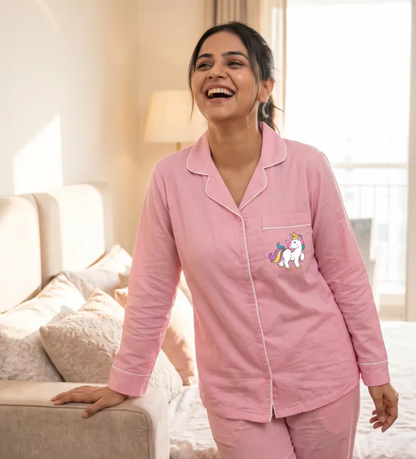 Pink_Night_Suit_-_Full_Sleeves_-_White_Piping
