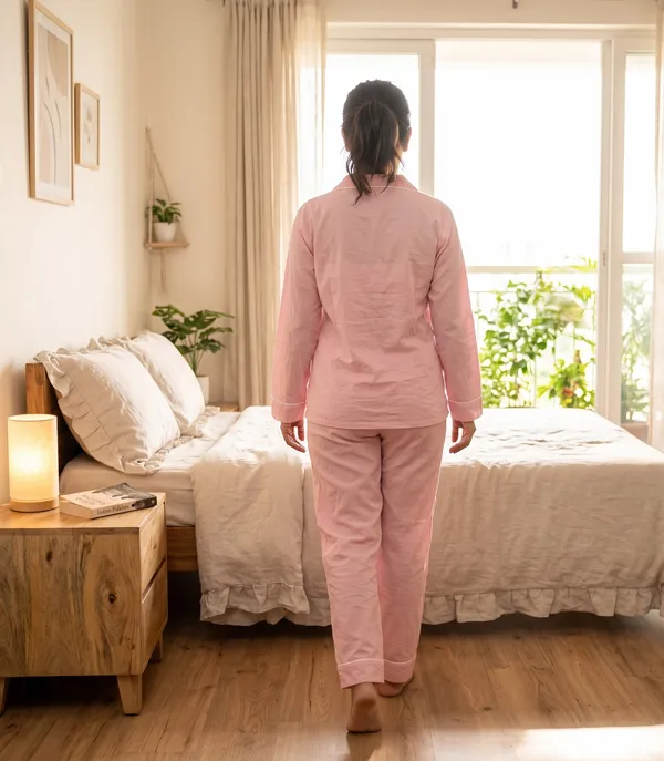 Pink_Night_Suit_-_Full_Sleeves_-_White_Piping
