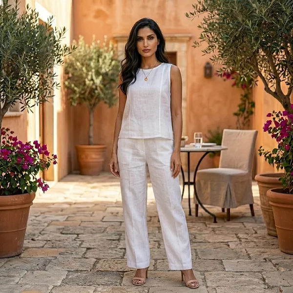 Solid_White_Top_&_Trouser_Co-ord_Set