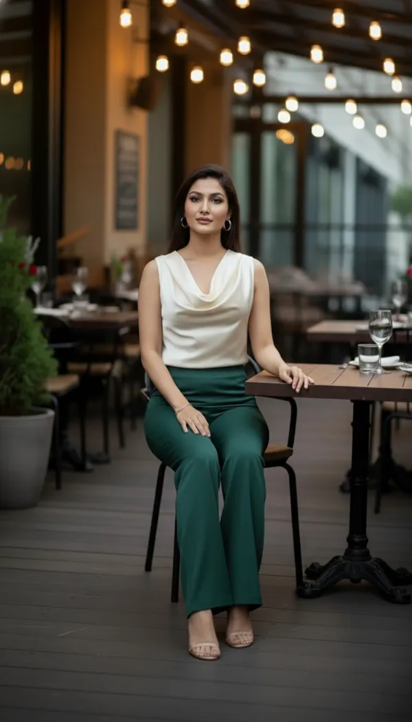 Cream_Satin_Cowl_Neck_Top