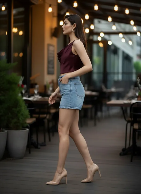 Wine_Satin_Crop_Cowl_Neck_Top