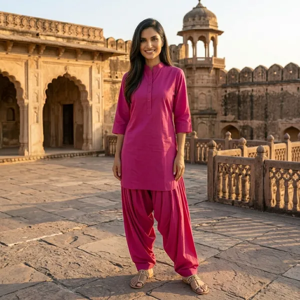 Solid_Pink_Top_&_Bottom_Co-ord_Set