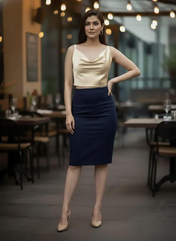Cream_Satin_Crop_Cowl_Neck_Top