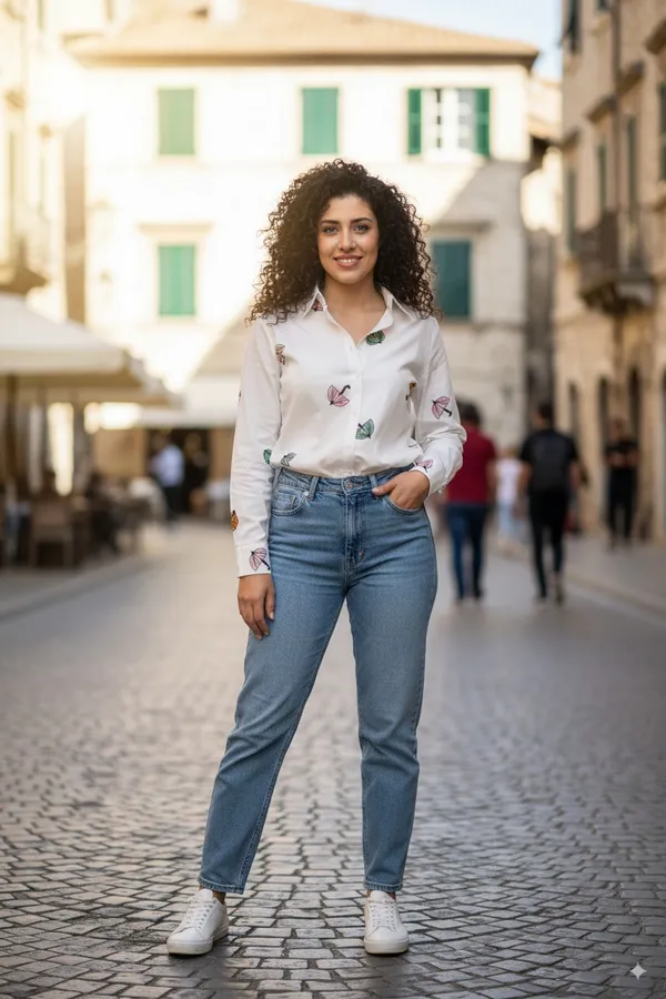 Umbrella_Embroidered_Linen_Shirt_Women