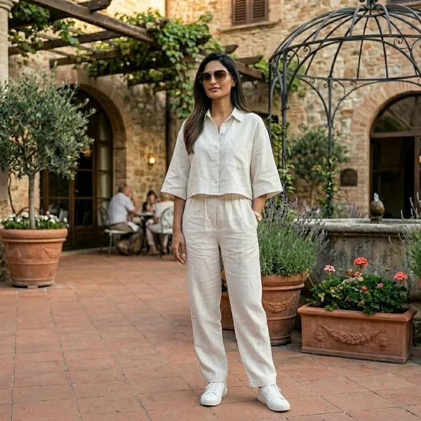 Solid_White_Shirt_&_Bottom_Co-ord_Set