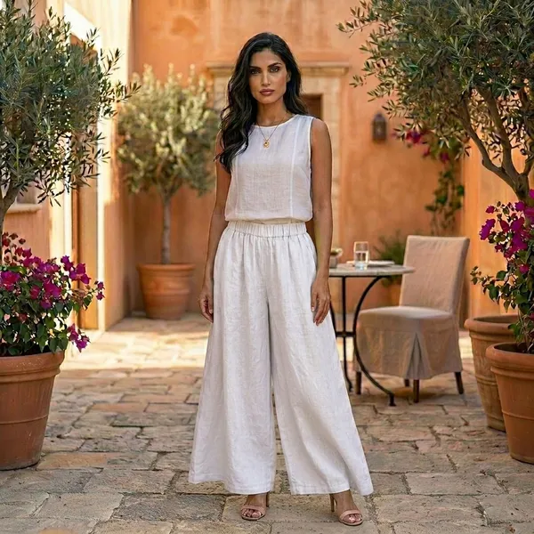 Solid_White_Top_&_Flared_Pants_Co-ord_Set