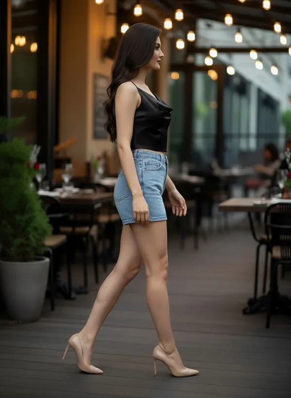 Black_Satin_Crop_Cowl_Neck_Top