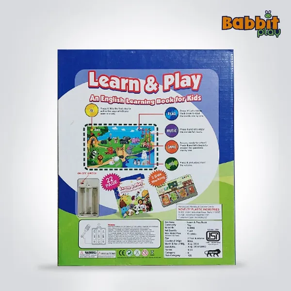 Talking_book_with_fun_English_learning_for_kids_and_toddlers