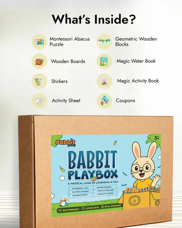 Babbit_Play_Box-__Magic_Water_Book,_Set_of_4_Magic_Activity_Book,_Montessori_Abacus_Puzzle,_Wooden_learning_Boards,_Tangram,_Tetris,_Swinging_Tower