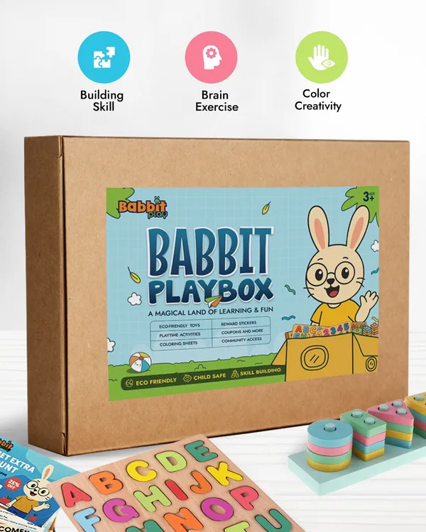 Babbit_Play_Box-__Magic_Water_Book,_Set_of_4_Magic_Activity_Book,_Montessori_Abacus_Puzzle,_Wooden_learning_Boards,_Tangram,_Tetris,_Swinging_Tower
