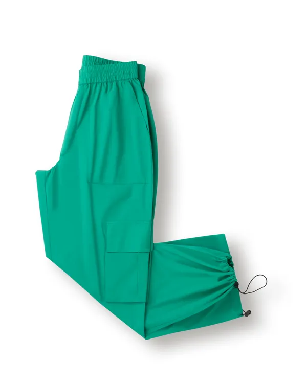 Bottle_Green_Solid_Poplin_Casual_Co-ord_Set_For_Girls