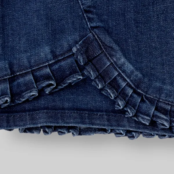 Blue_Solid_Twill_Casual_Skirt_For_Girls