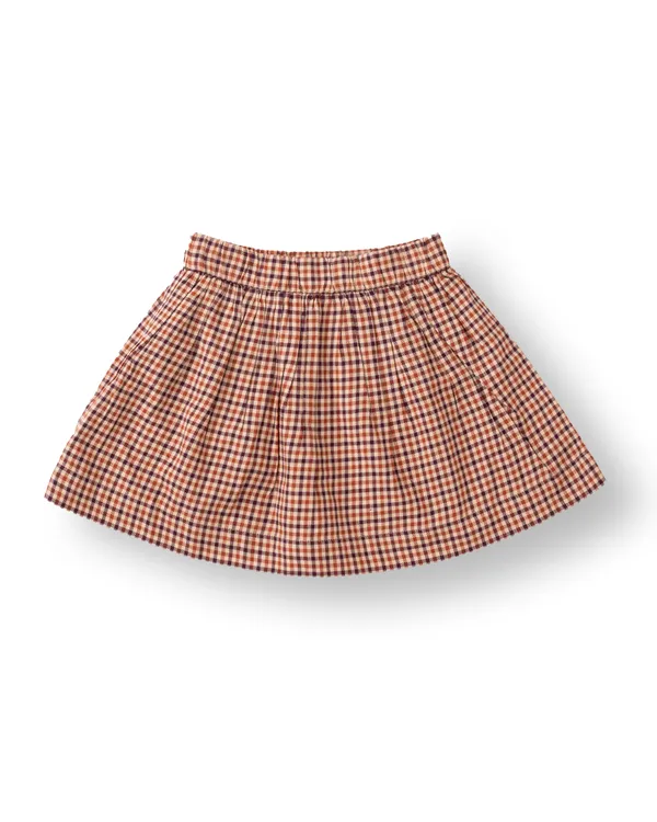 Brown_Printed_Cotton_Casual_Skirt_For_Girls