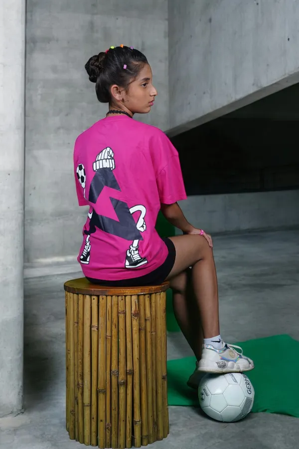 Pink_Solid_Cotton_Jersay_Casual_T-Shirt_For_Girls