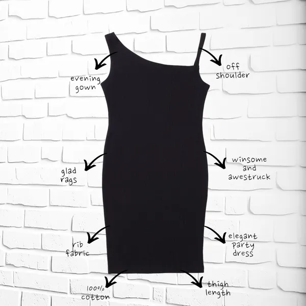 Black_Solid_Rib_Casual_Dress_For_Girls