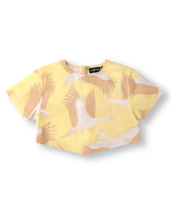 Yellow_Printed_Twill_Casual_Co-ord_Set_For_Girls