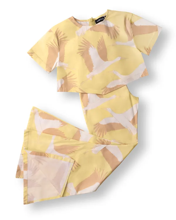 Yellow_Printed_Twill_Casual_Co-ord_Set_For_Girls