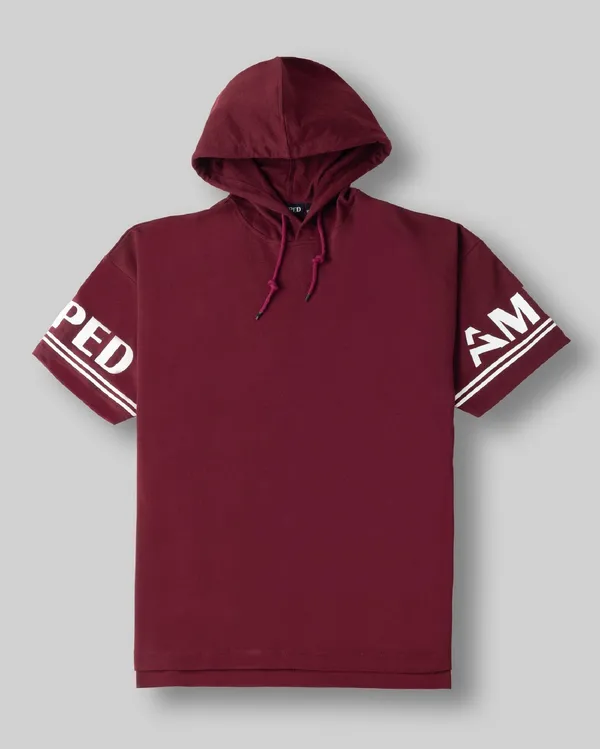 Wine_Solid_Cotton_Terry_Casual_Co-ord_Set_For_Boys