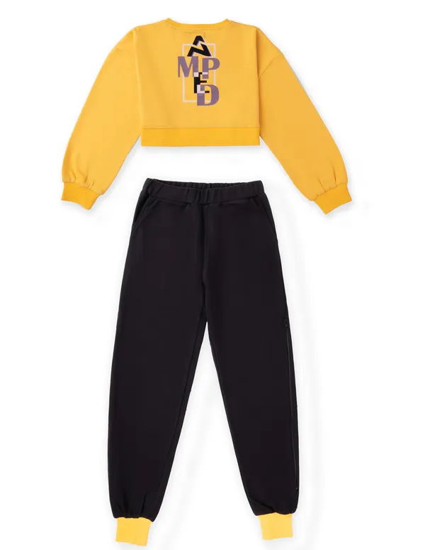 Yellow_Solid_Cotton_Terry_Casual_Top_With_Pant_For_Girls