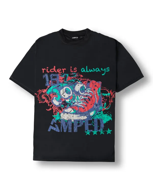 Black_Solid_Polyester_Casual_T-Shirt_For_Boys