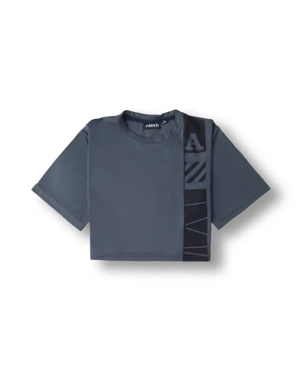 Grey_Solid_Poly-Matty_Casual_T-Shirt_For_Girls