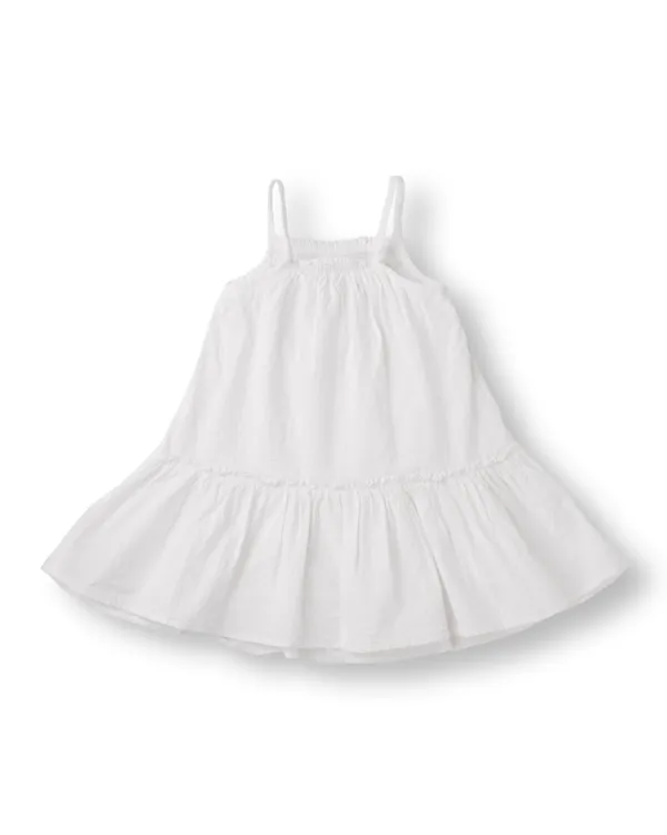 White_Textured_Cotton_Casual_Dress_For_Girls