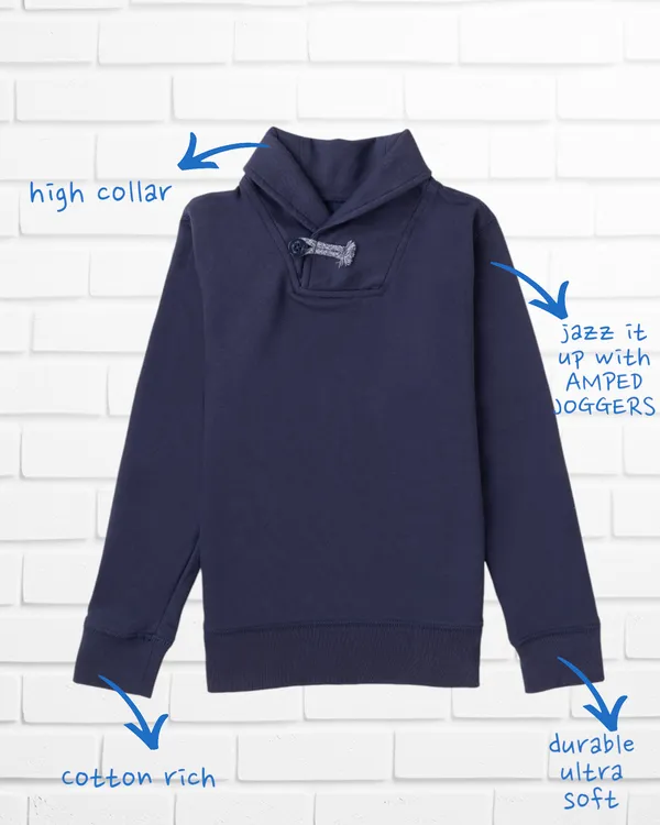 Navy_Blue_Solid_Cotton_Terry_Casual_Sweat_Shirt_For_Unisex