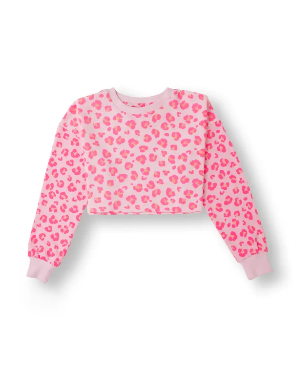 Neon_Pink_Printed_Cotton_Terry_Casual_Co-ord_Set_For_Girls