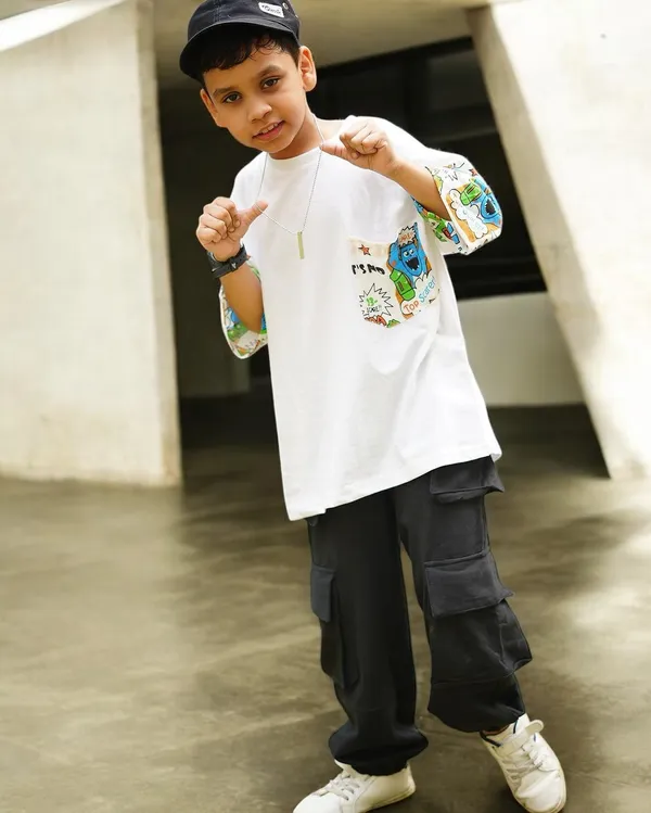 White_Printed_Cotton_Jersey_Casual_T-Shirt_For_Boys