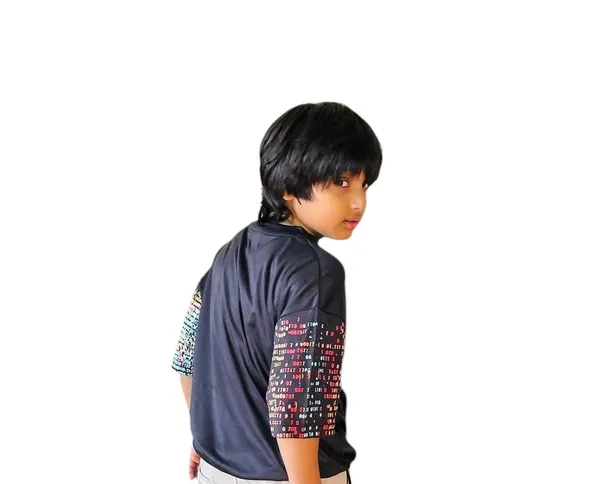 Black_Solid_Poly-Matty_Casual_T-Shirt_For_Boys
