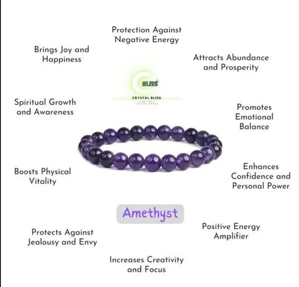 HEALINGGEMS_Natural_Amethyst_Bracelet_for_Men_and_Women_|_Lab_Certified_8_mm_Round_Cut_Beads_|_Unisex_Healing_Stone_Bracelet_for_Courage_and_Calm