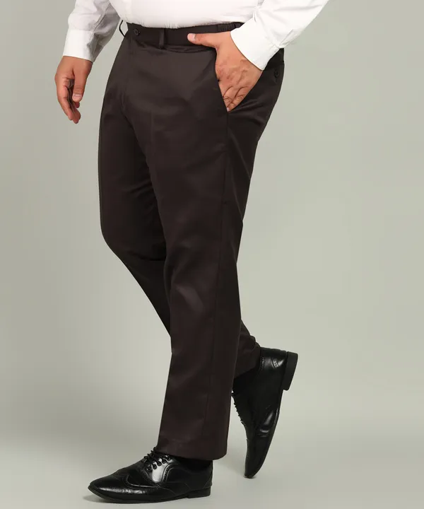 Brown_Poly_Viscose_Mid_Rise_Plus_Size_Straight_Fit_Formal_Trouser_For_Men