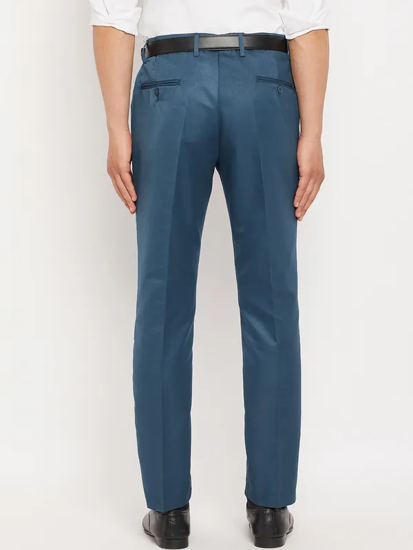 Blue_Poly_Viscose_Mid_Rise_Straight_Fit_Formal_Trouser_For_Men